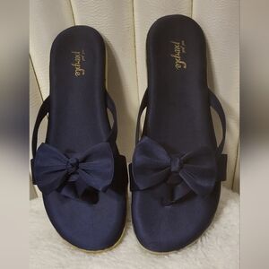 NOT JUST PURPLE TM Sandal.COLOR BLUE NAVY Size  41 /10.5